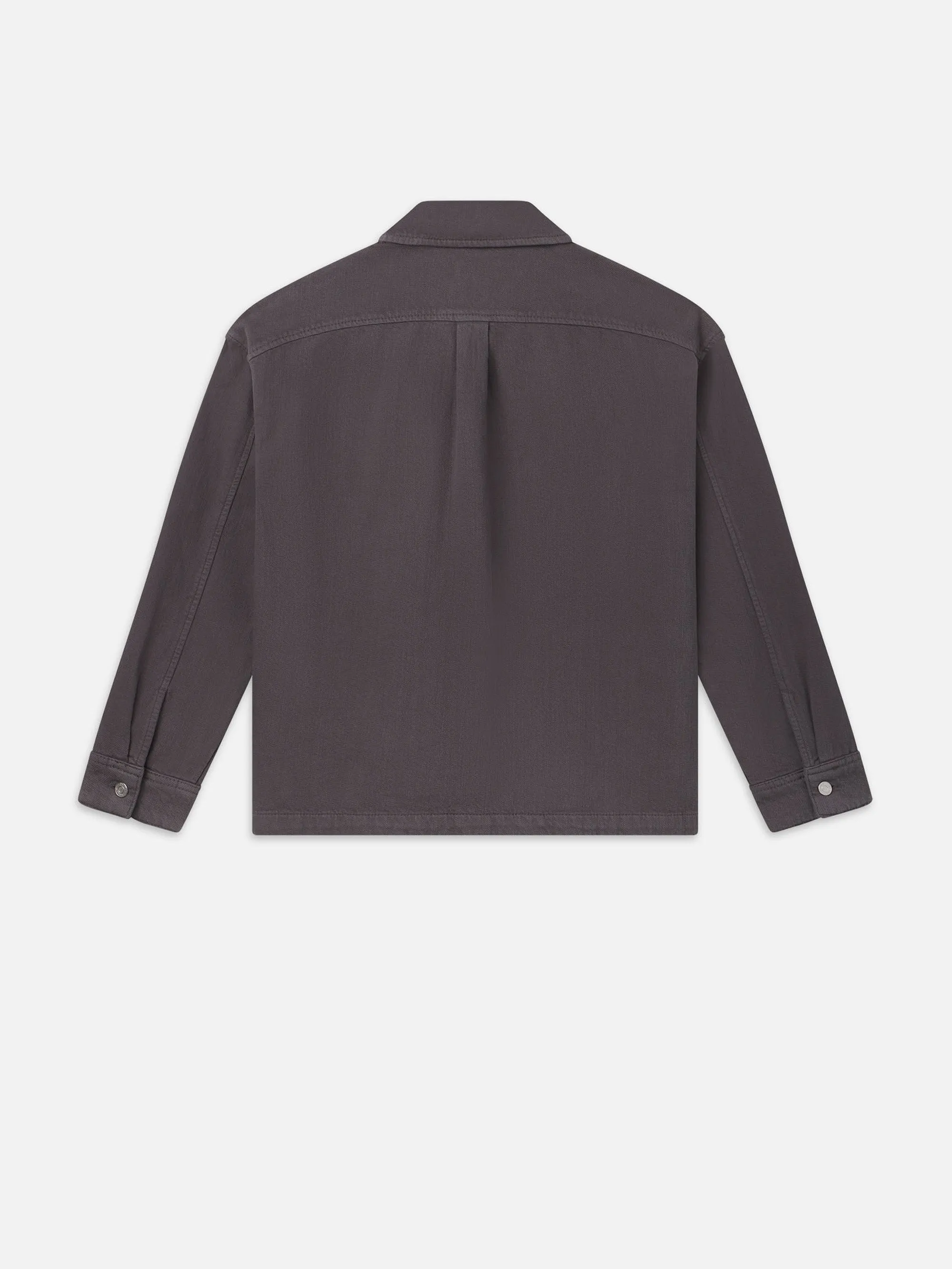 Relaxed Double Pocket Shirt -- Slate Gray