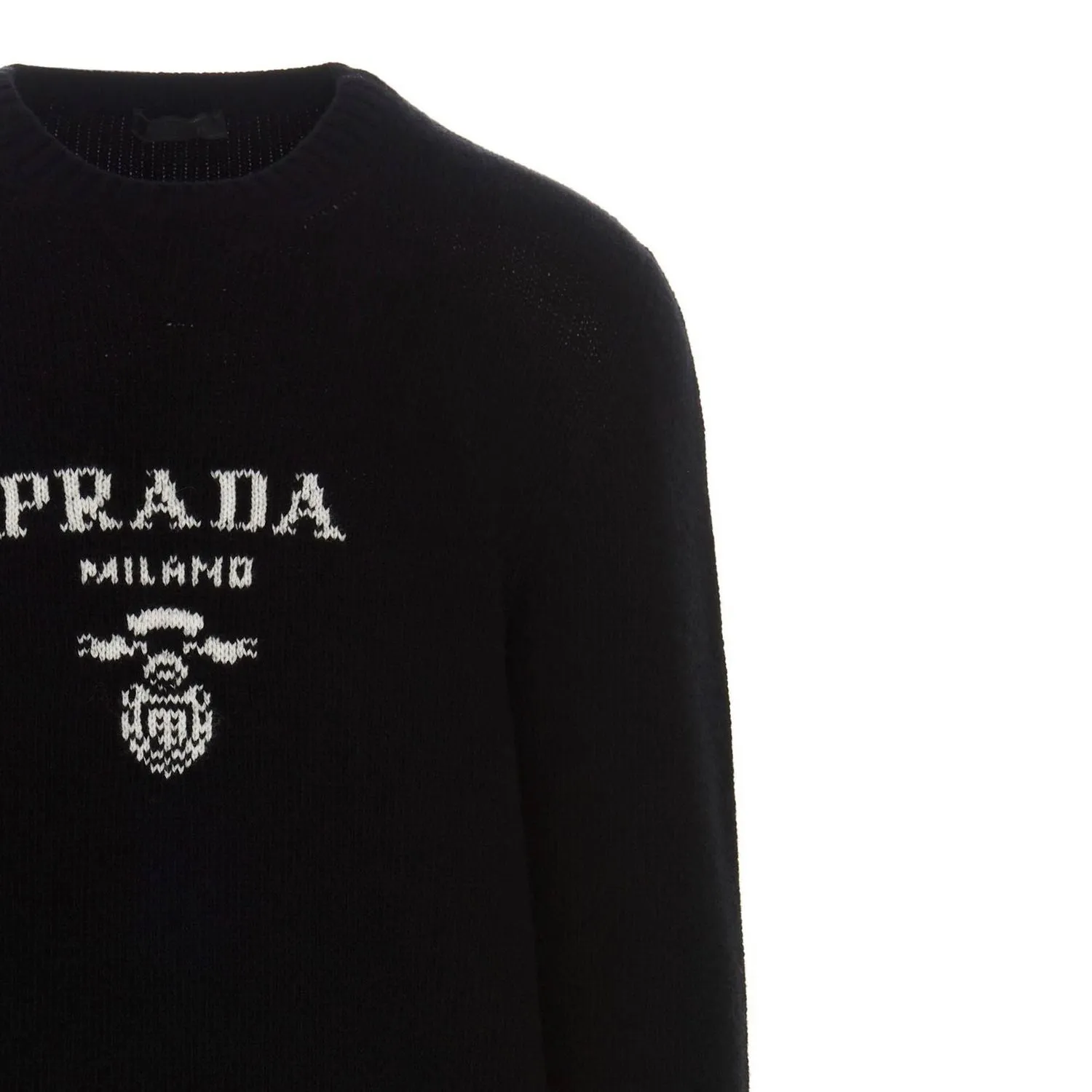 RELAXED LOGO INTARSIA JUMPER