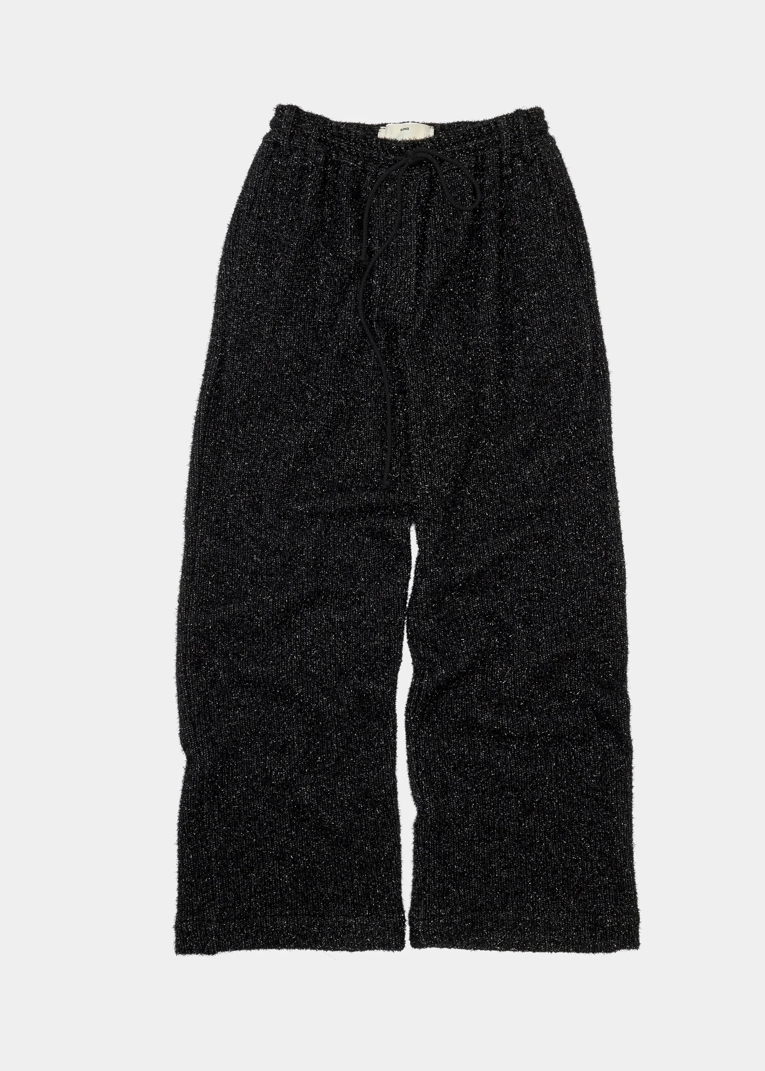Relaxed Lounge Pant - Speckle Knit (Black)