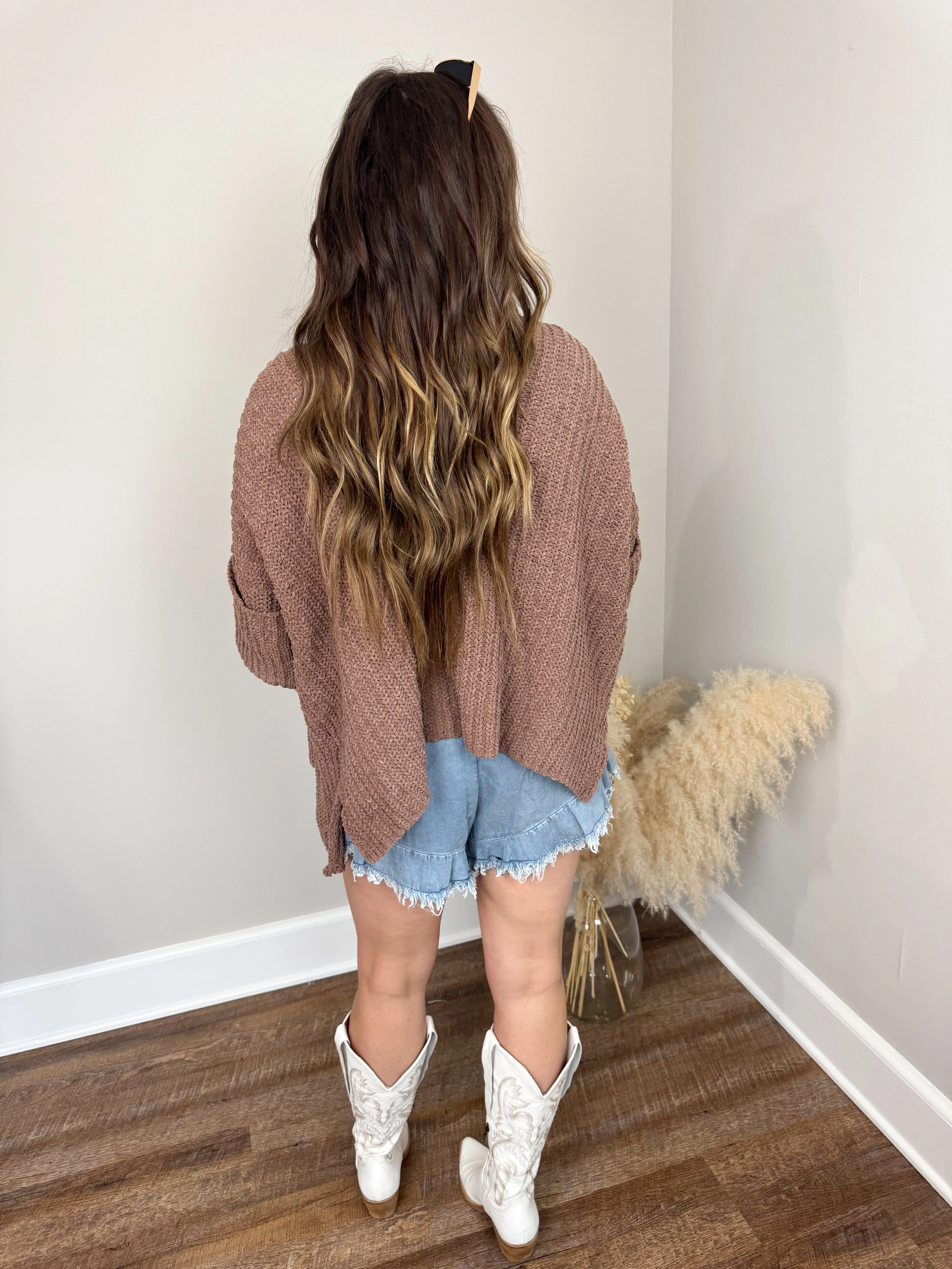 Rowan Chunky Cardigan | Chocolate