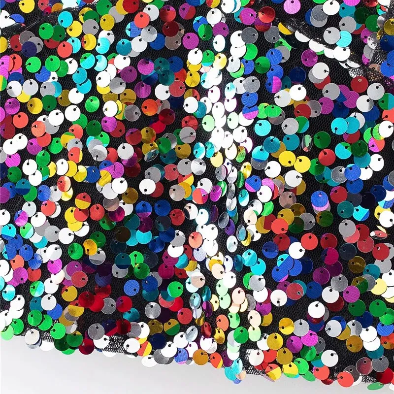 SHINY SEQUIN CROP TANK TOP