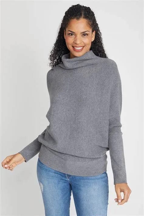 Slouch Neck Dolman Pullover