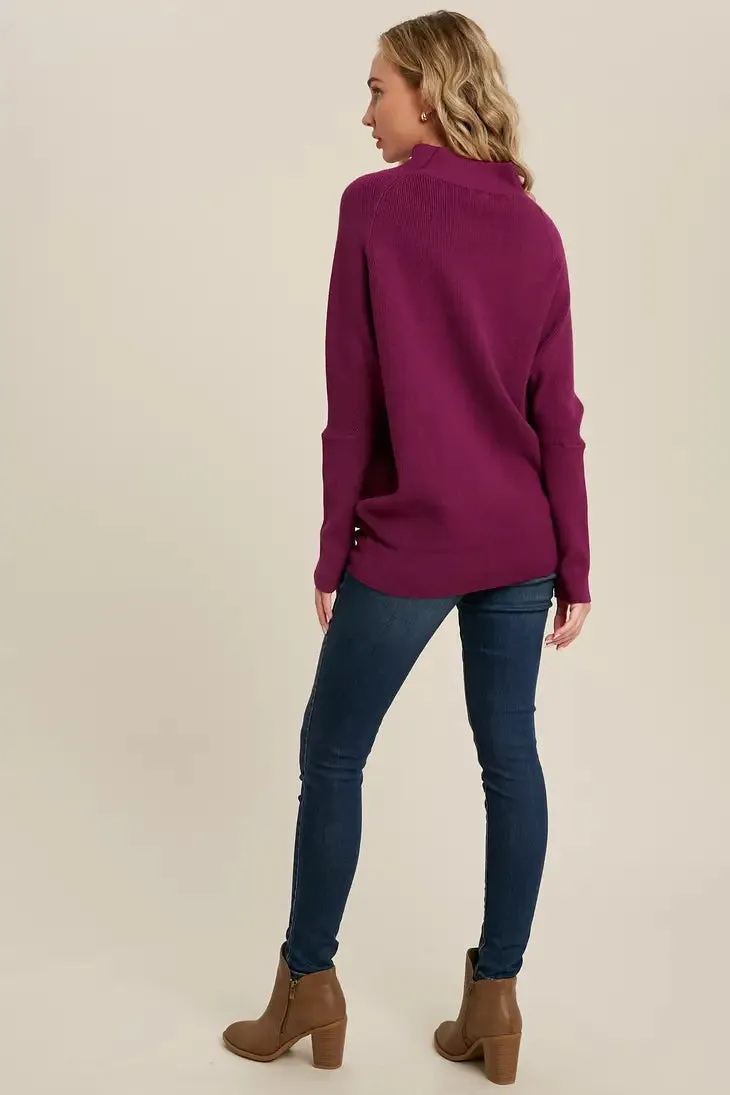 Slouch Neck Dolman Pullover