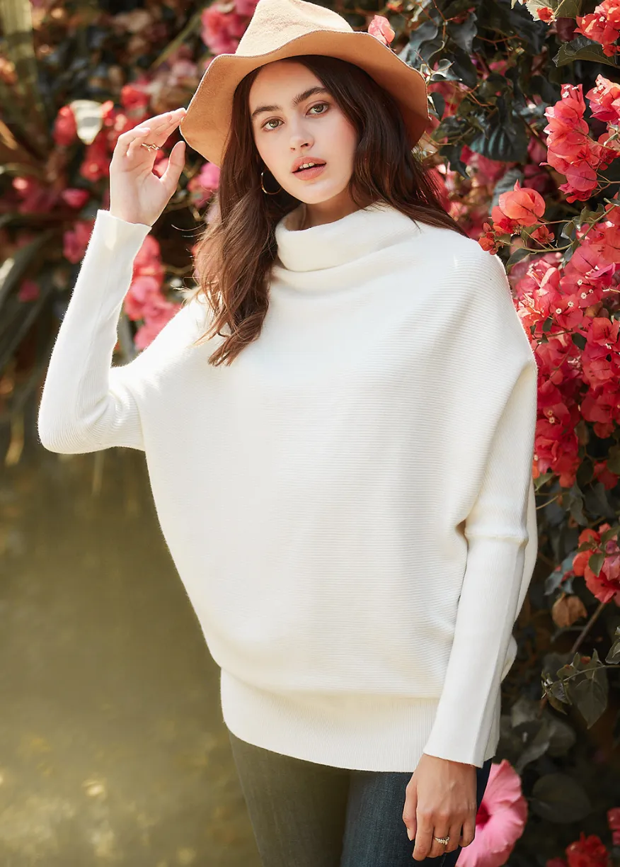 Slouch Neck Dolman Pullover