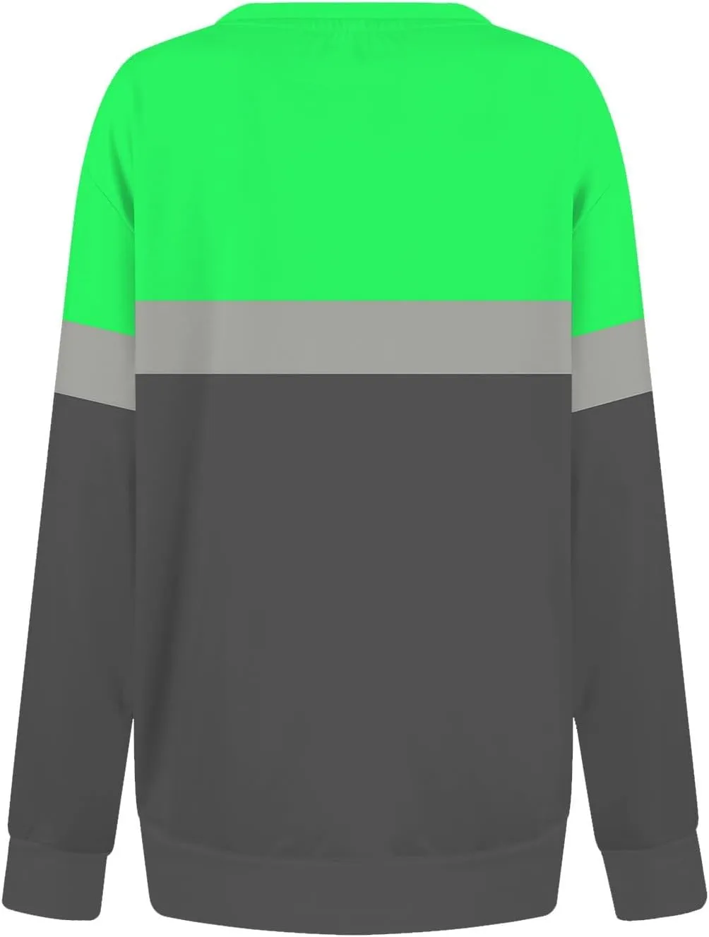Sweatshirts For Women 2024 Fall Crewneck Striped Tunic Tops Casual Long Sleeve Shirts Trendy Pullover Outfits