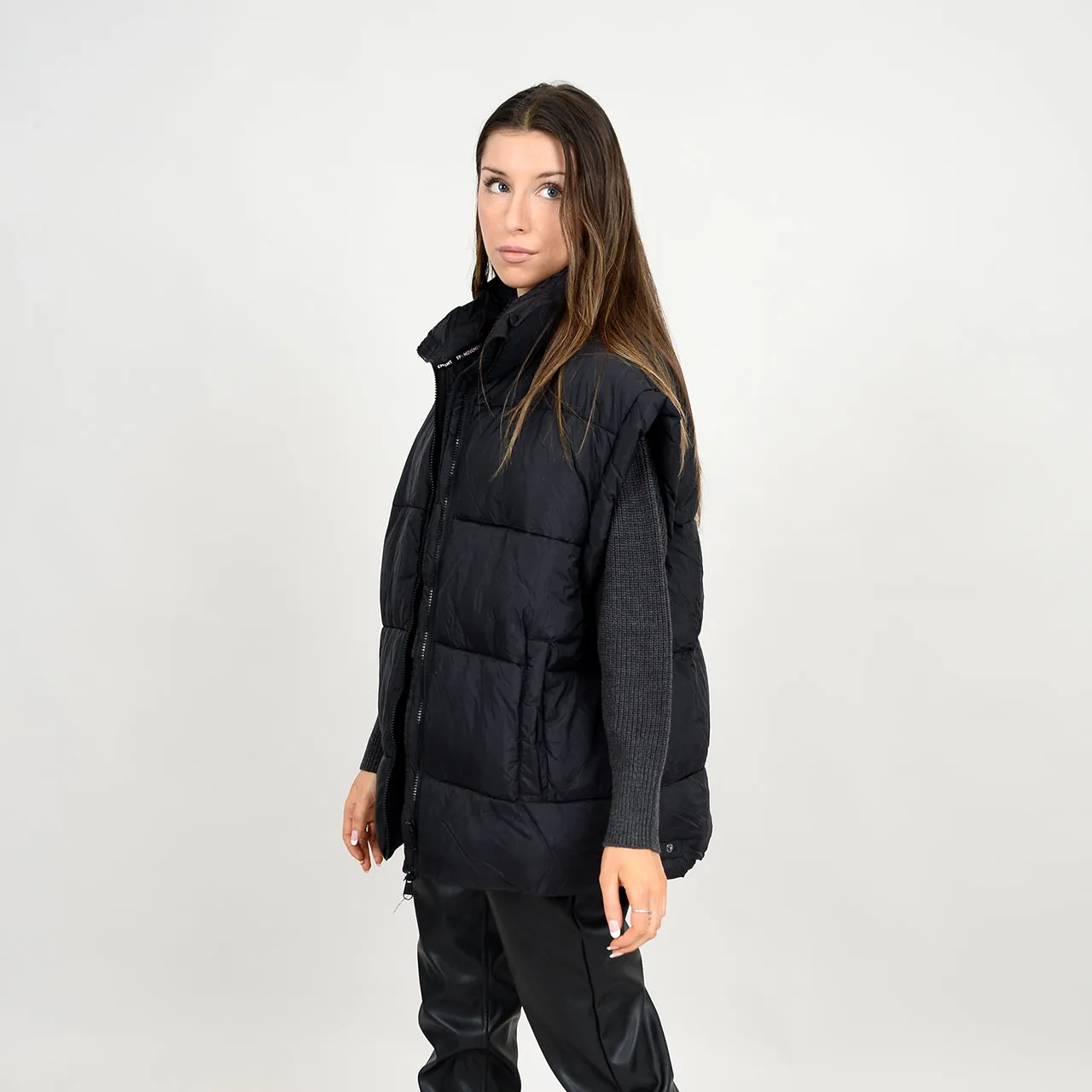 The Ash Puffer Vest | Black