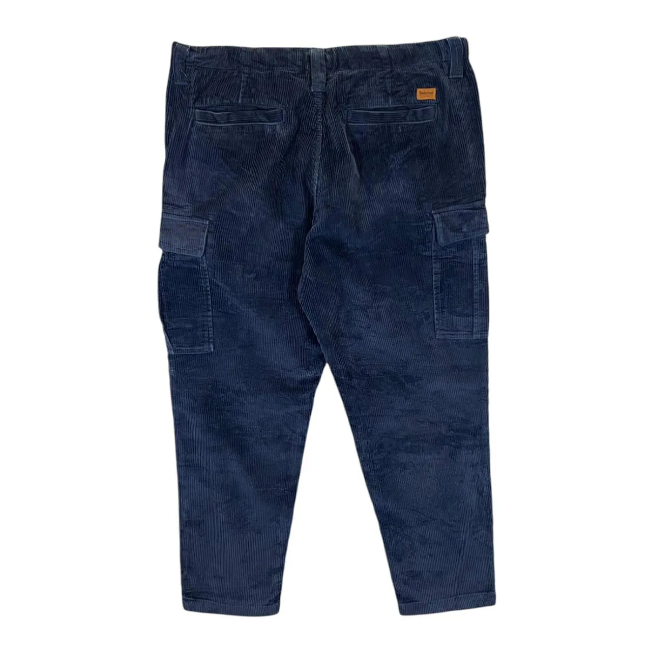TIMBERLAND "Relaxed Tapered" Navy Blue Corduroy Cord Cargo Trousers