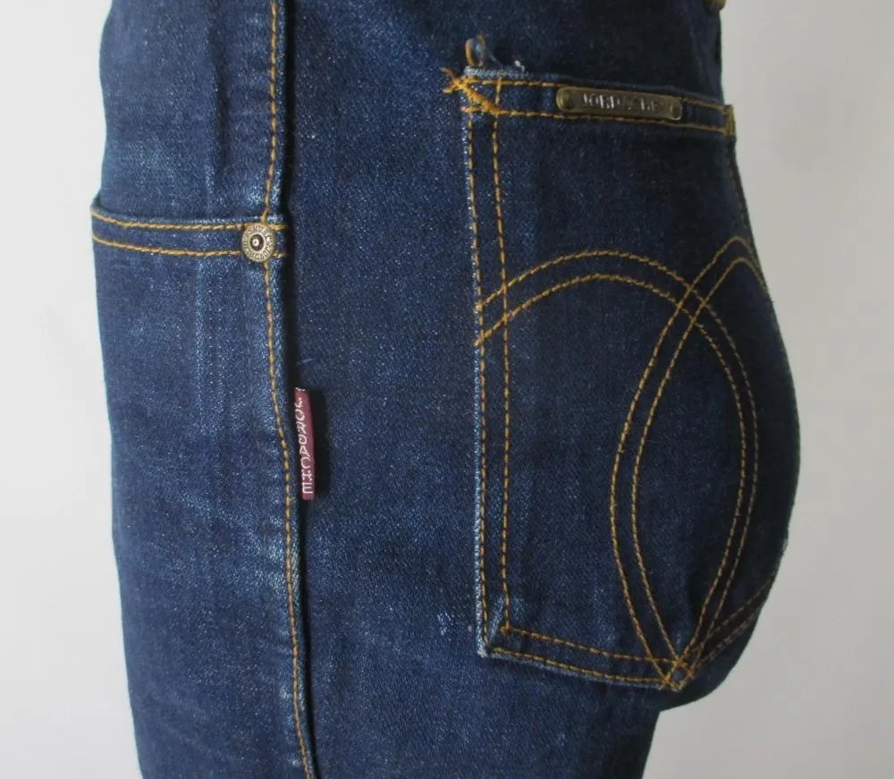 Vintage 70's Jordache High Waist Denim Blue Jeans S