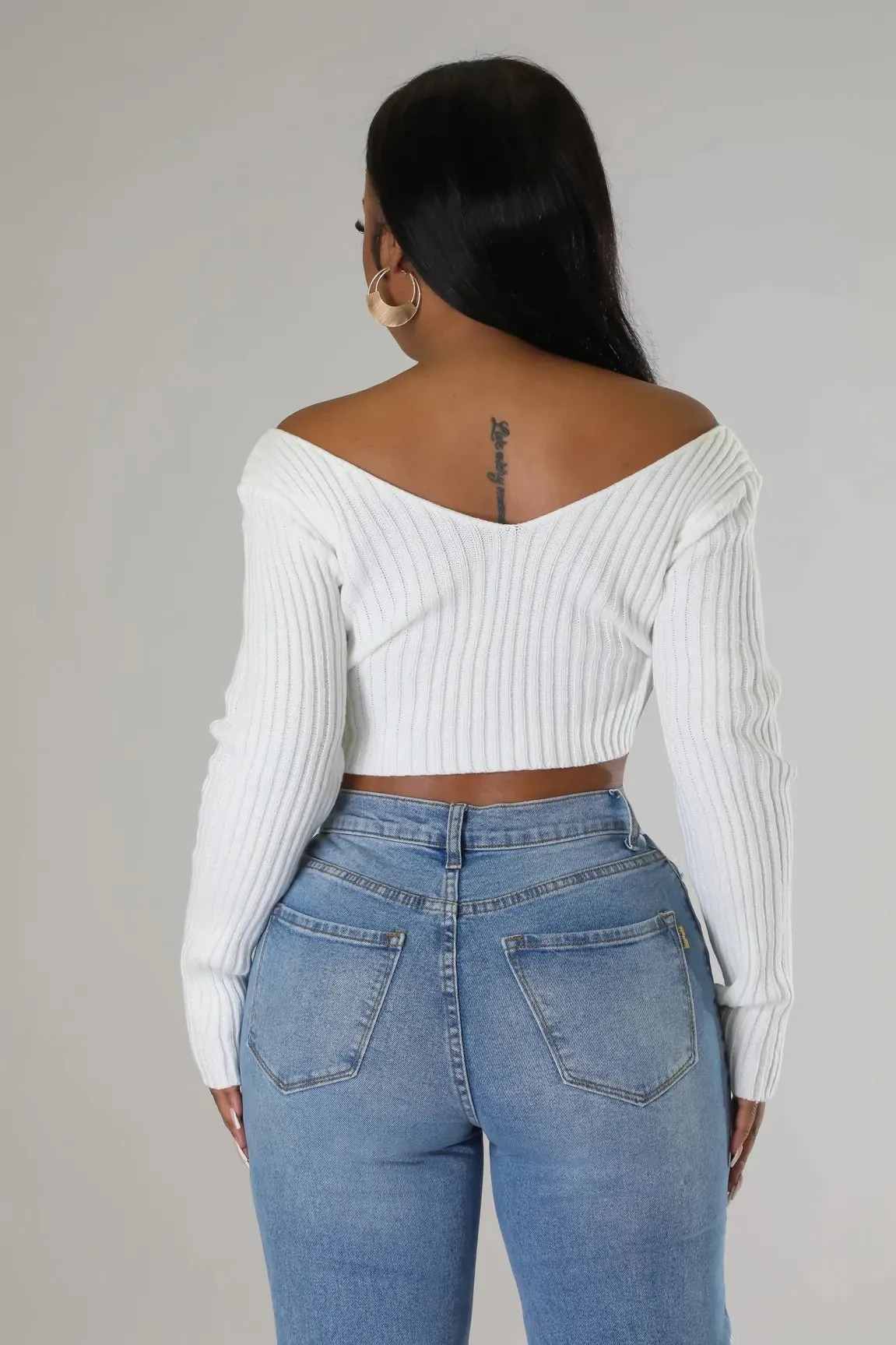 Warm Wishes Knit Sweater Winter White