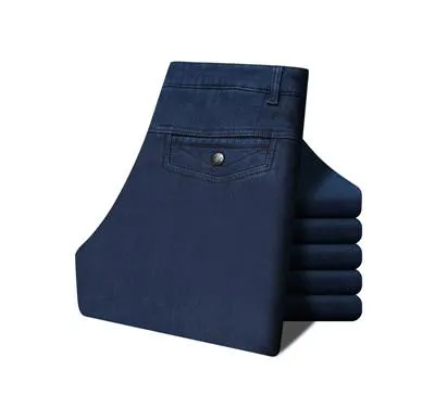 West Louis Elastic High Waist Casual Jeans