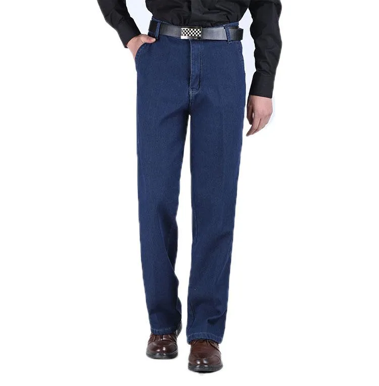 West Louis Elastic High Waist Casual Jeans