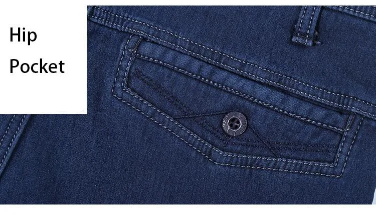 West Louis Elastic High Waist Casual Jeans