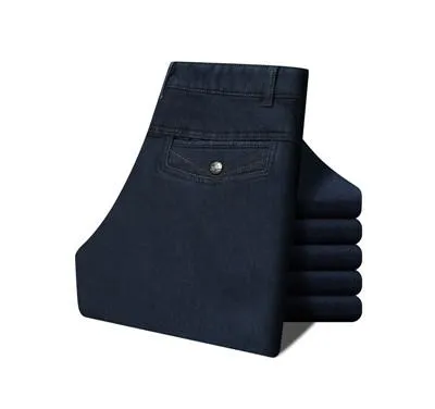 West Louis Elastic High Waist Casual Jeans