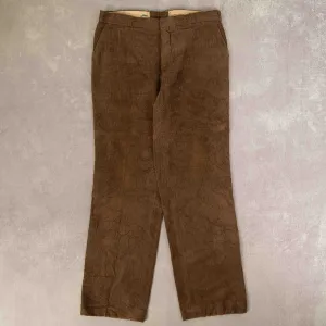 WOMEN'S VINTAGE RELAXED JUMBO CORD TROUSERS - W34 X L32
